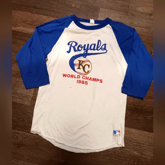 Vintage KANSAS CITY ROYALS ⚾ 1985 World Series ⚾ Vintage t-shirt - Picture 1 of 4